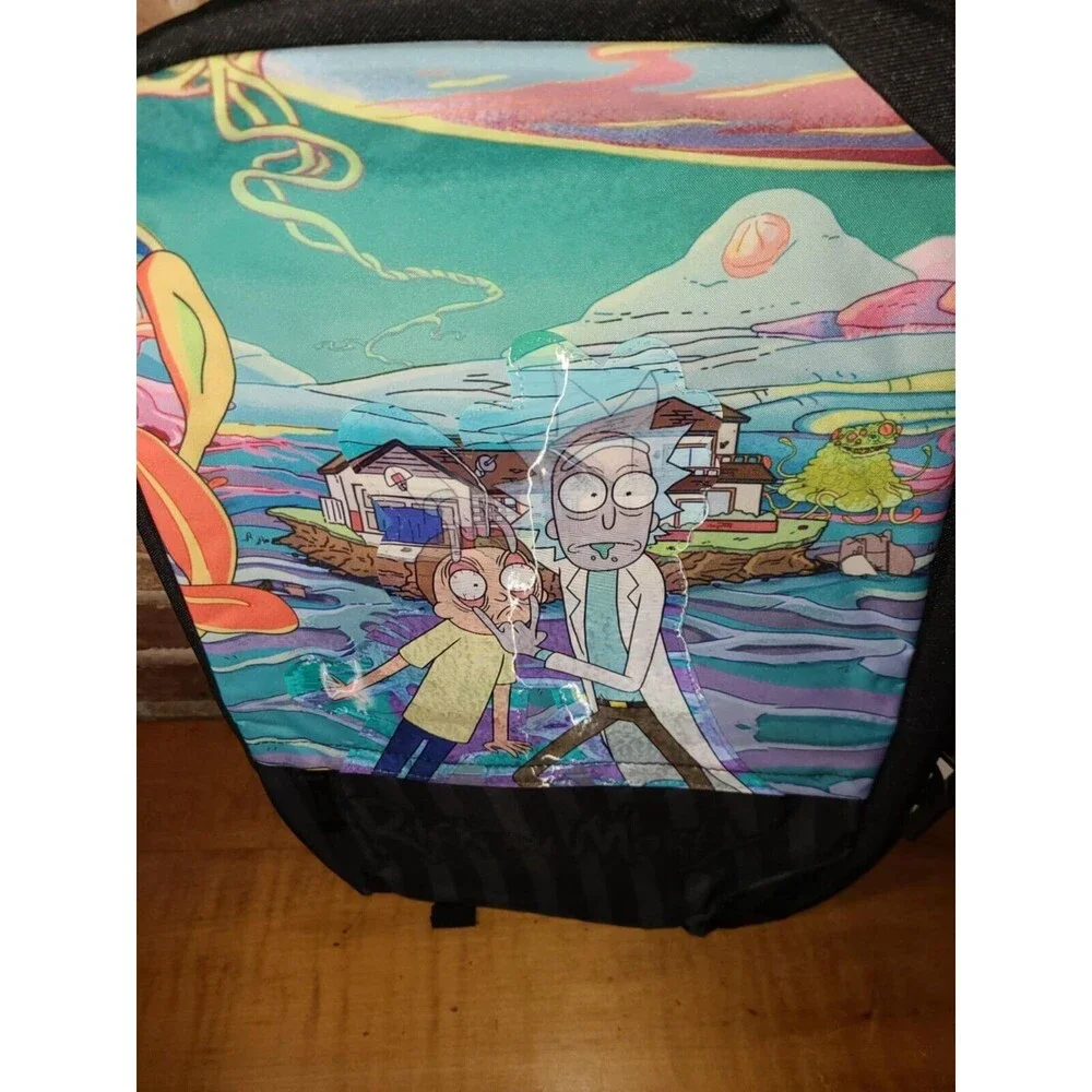 RICK AND MORTY DELUXE LENTICULAR BACKPACK BRAND NEW WITH TAGS Disappearing!